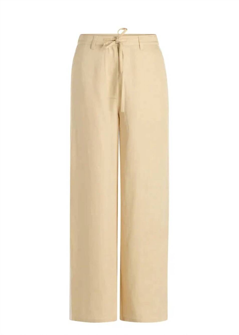 NEW YEST women's miriam stripe pants in cream/off white